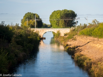 Vista del Canal de Castilla